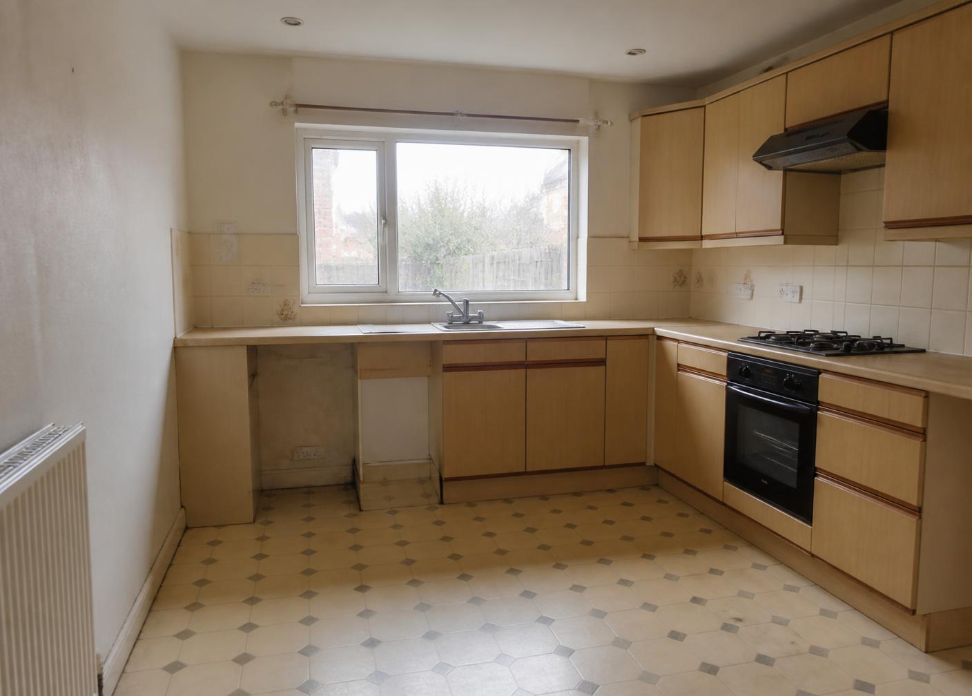 Kitchen — Beaconsfield before renovation